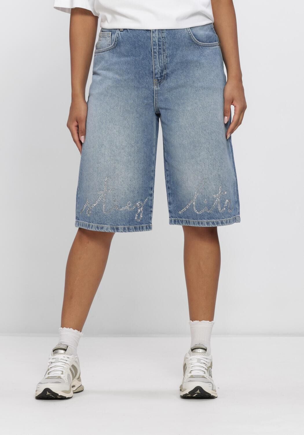 Stieglitz Jort Exclusives Denim Shorts, Maat: 38, Kleur: Lichtblauw