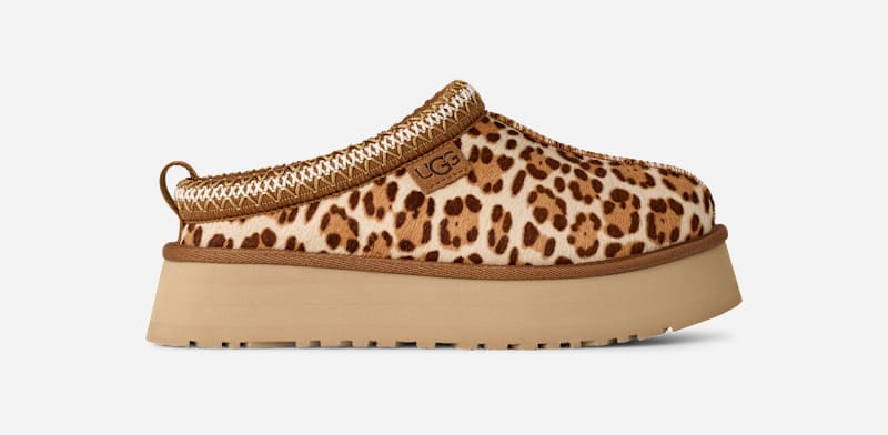 UGG® Tazz Plains in Felicity Leopard Jasmine, Maat 41, Cow Hair