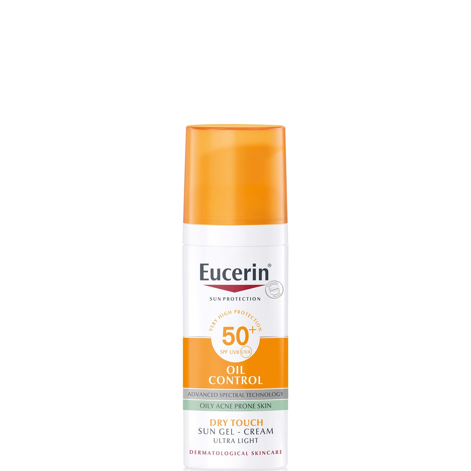 Eucerin Sun Gezichtsolie Control Sun Gelcrème Droog SPF50+ 50 ml