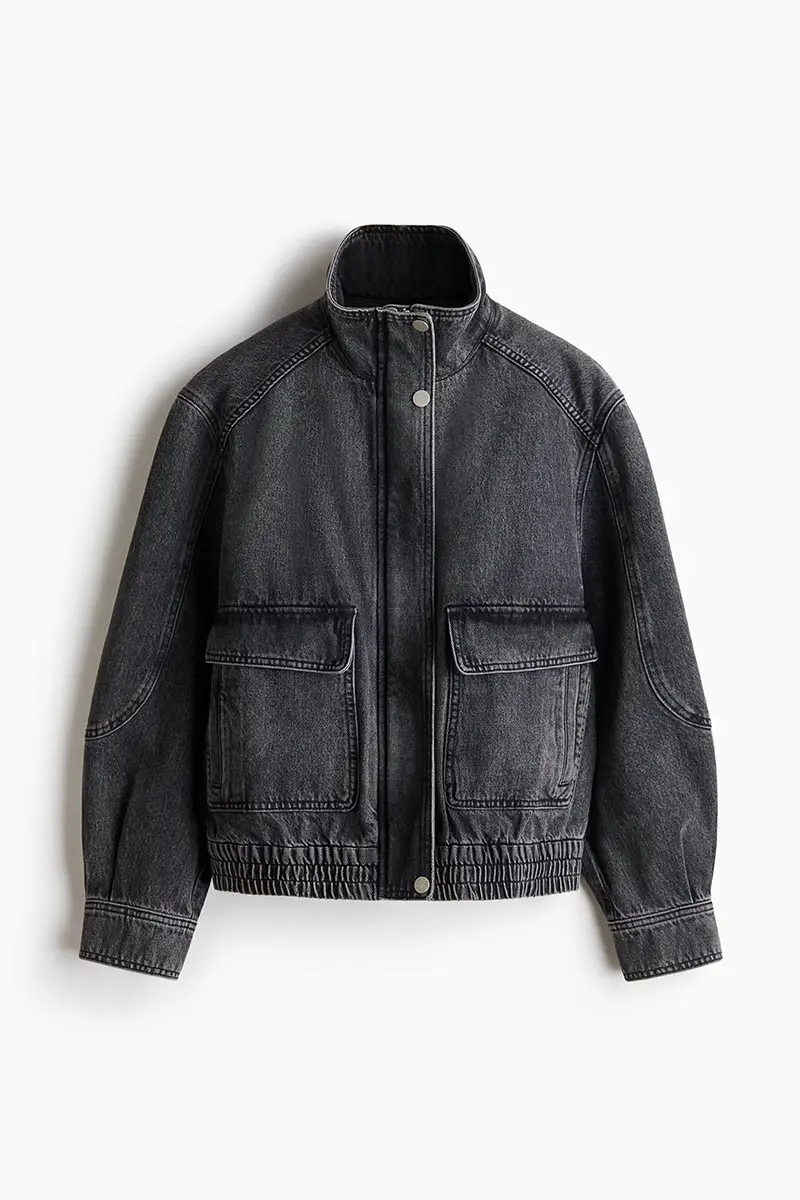 Oversized denim jack
