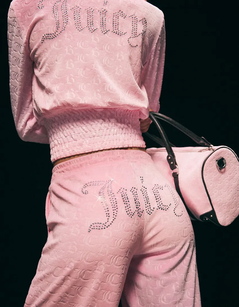 Juicy Couture x Bershka velvet broek