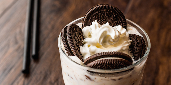 Deze zelfgemaakte Oreo milkshake wil je proberen