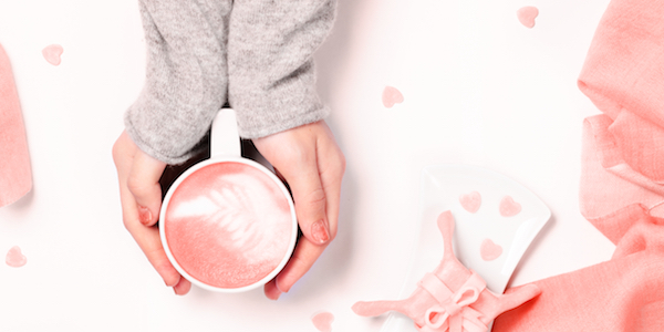 Heerlijk recept: Roze cappuccino