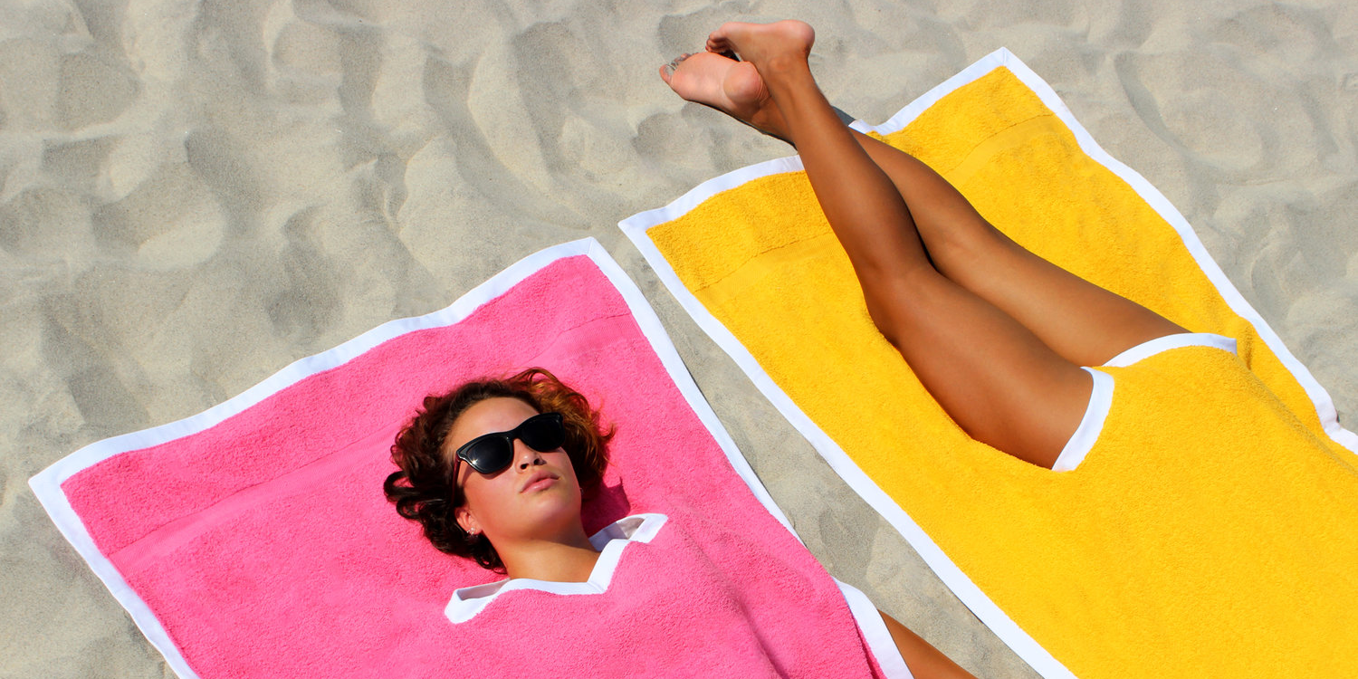 Deze towelkini heb je nodig voor als je naar het strand gaat
