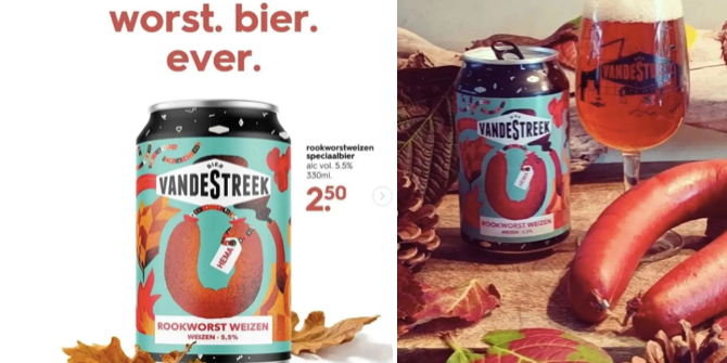 HEMA brengt Rookworst bier uit 