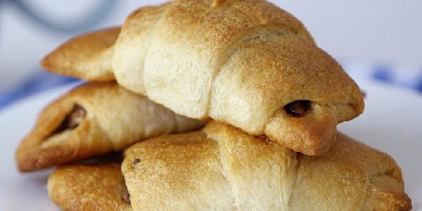 Lekker: Croissants gevuld met paaseitjes