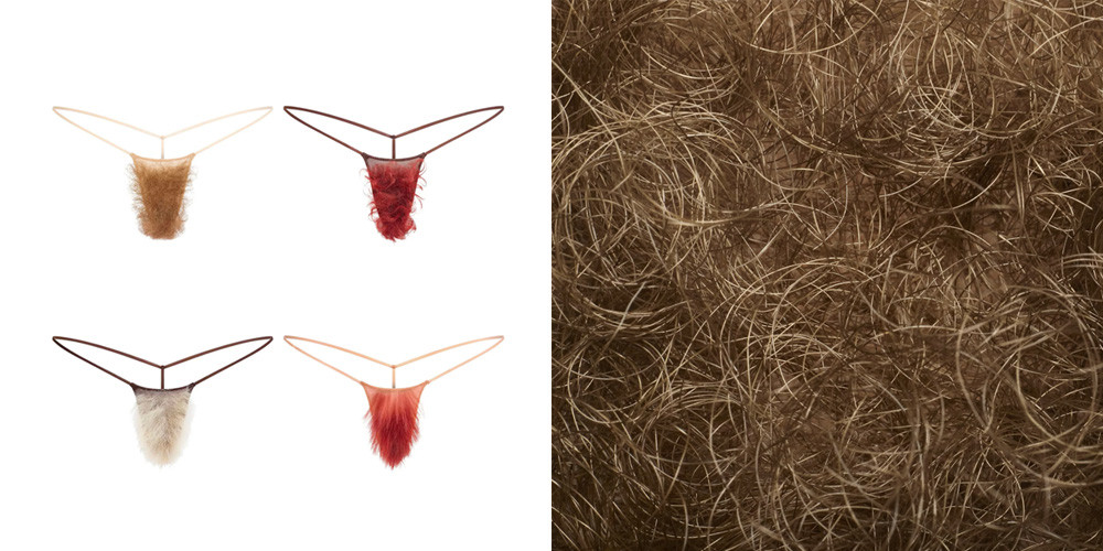 De Skims Faux Hair Micro String Thong breekt het internet