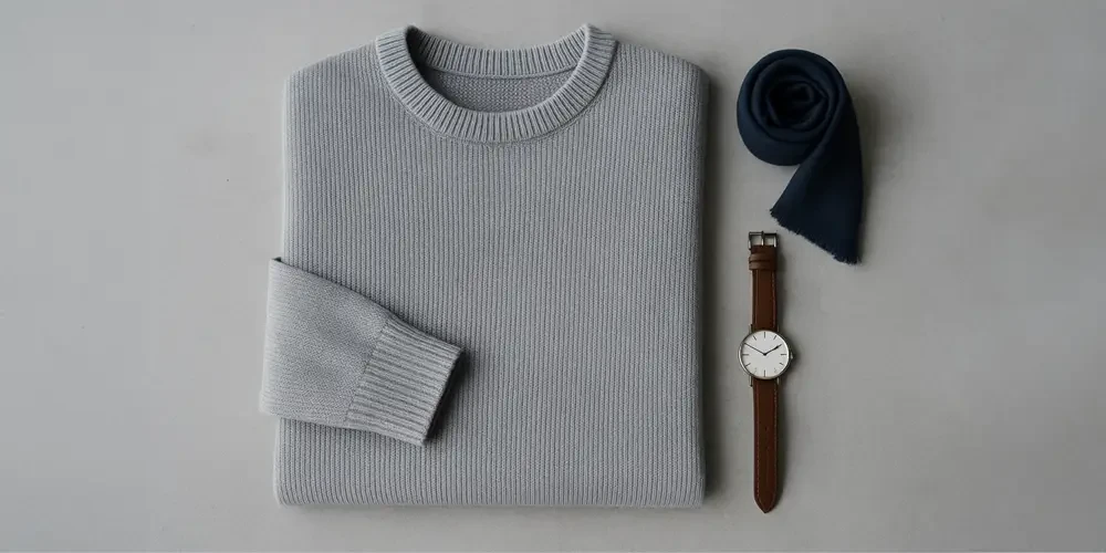 Van kantoor naar avond met een gebreide trui
