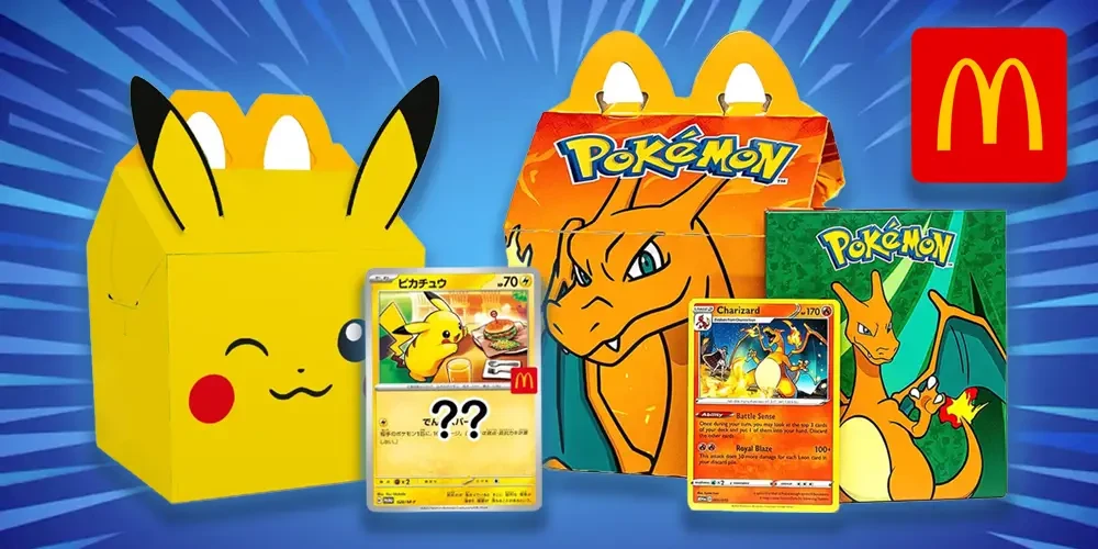 Binnenkort Pokémon kaarten bij McDonald's Happy Meals