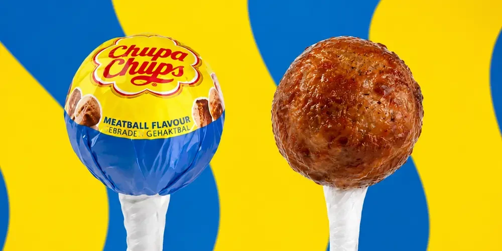 IKEA komt met een Chupa Chups gehaktballetjeslolly 