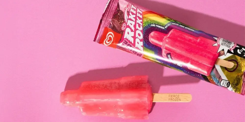 OLA Pride Raket: het nieuwe roze ijsje voor WorldPride Amsterdam
