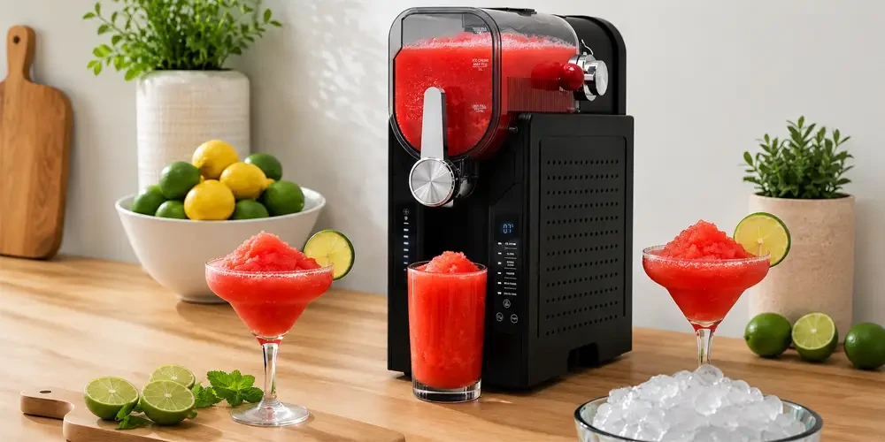 Met deze Action slush machine is een frozen cocktail een eitje