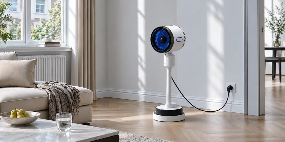 Deze bladloze ventilatorkachel van de Action is een betaalbare Dyson dupe